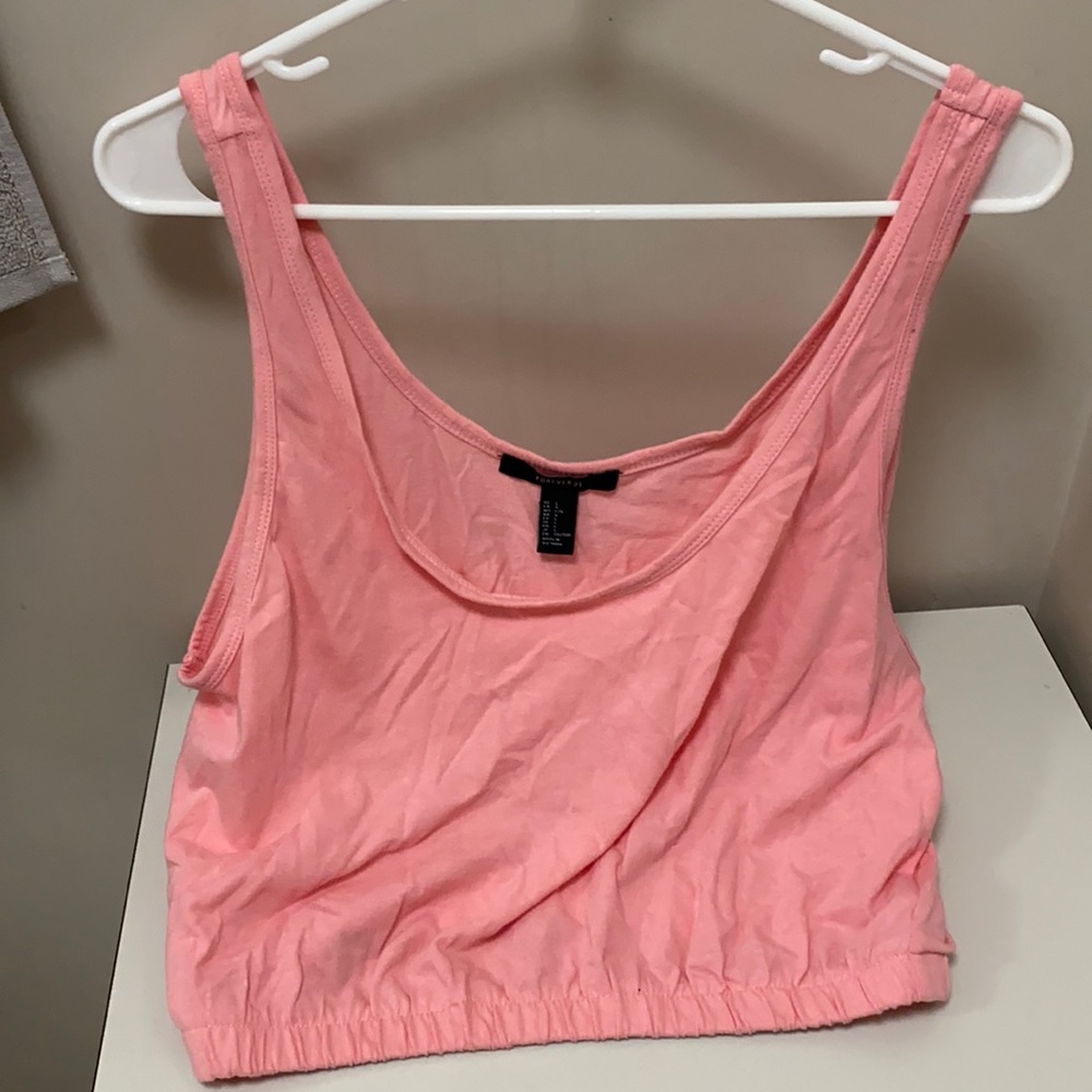Light pink crop top